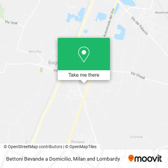 Bettoni Bevande a Domicilio map