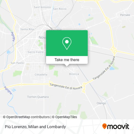 Più Lorenzo map