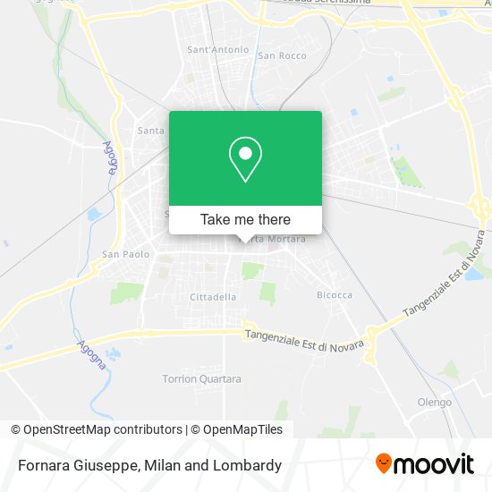 Fornara Giuseppe map