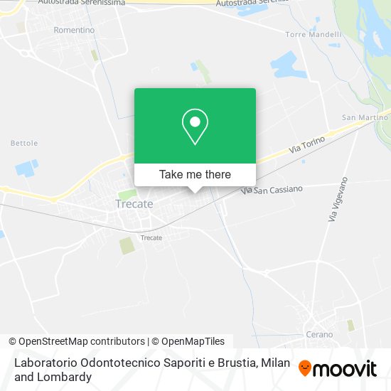 Laboratorio Odontotecnico Saporiti e Brustia map