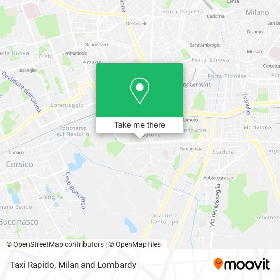 Taxi Rapido map