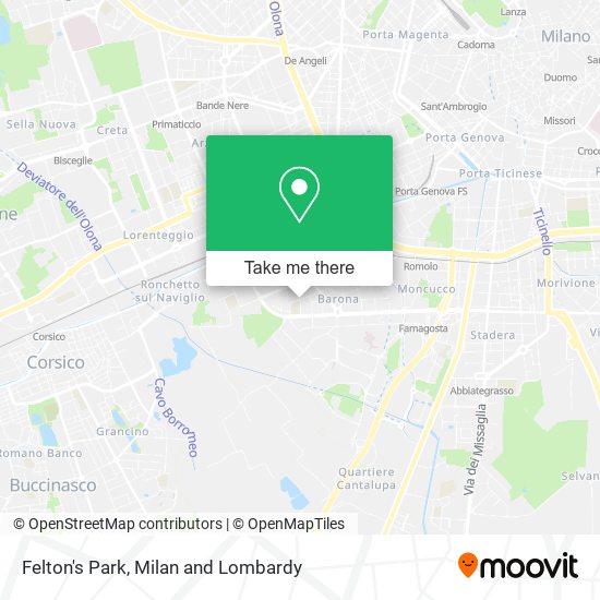 Felton's Park map