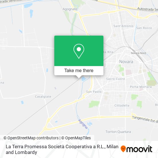 La Terra Promessa Società Cooperativa a R.L. map