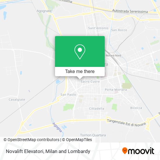 Novalift Elevatori map