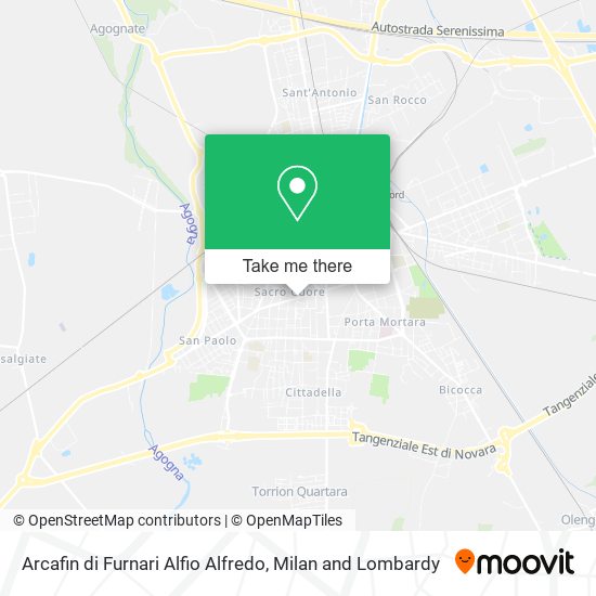 Arcafin di Furnari Alfio Alfredo map
