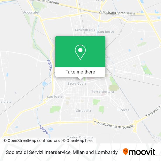 Società di Servizi Interservice map