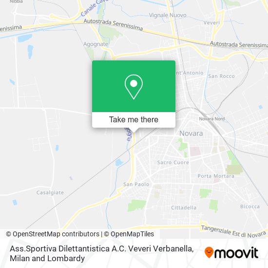 Ass.Sportiva Dilettantistica A.C. Veveri Verbanella map