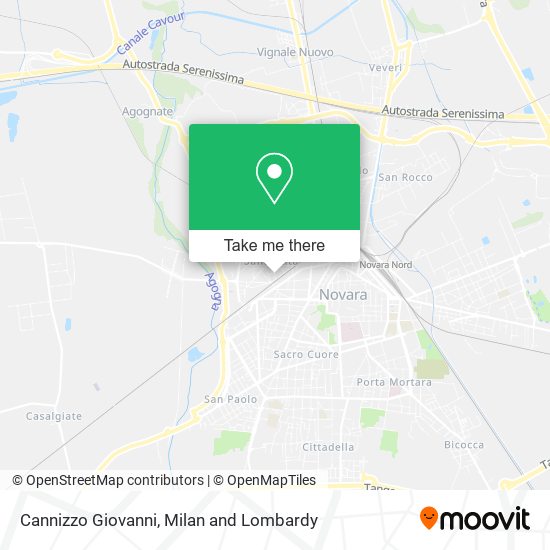 Cannizzo Giovanni map