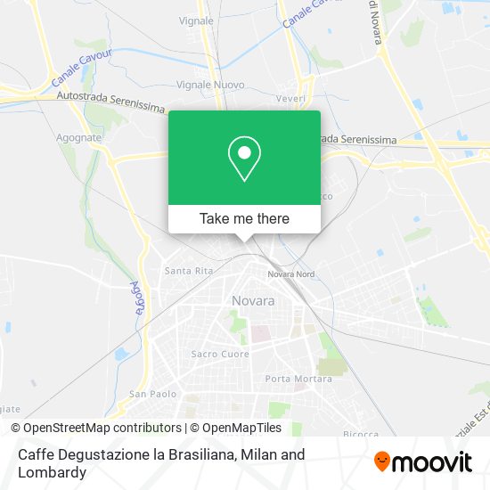 Caffe Degustazione la Brasiliana map
