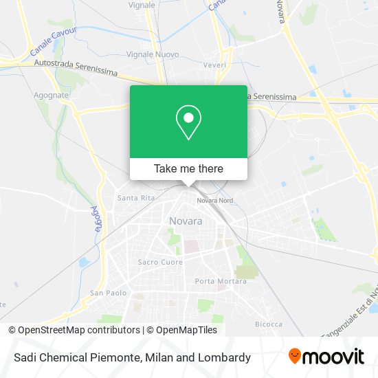 Sadi Chemical Piemonte map