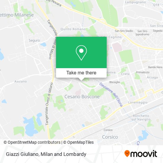 Giazzi Giuliano map