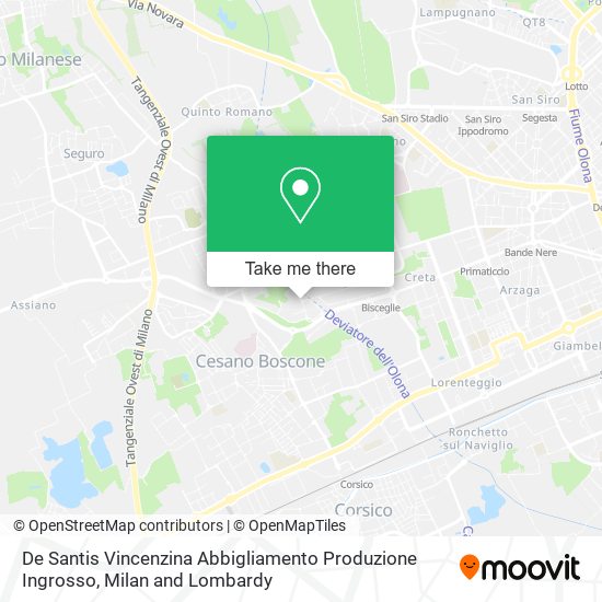 De Santis Vincenzina Abbigliamento Produzione Ingrosso map