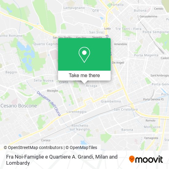 Fra Noi-Famiglie e Quartiere A. Grandi map