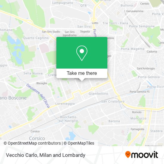 Vecchio Carlo map