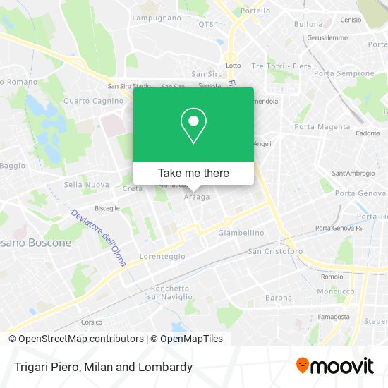 Trigari Piero map