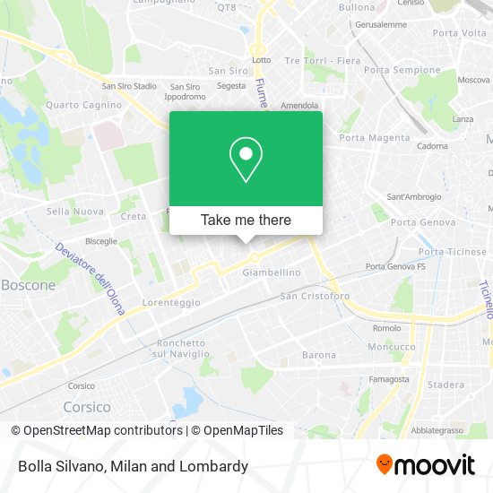 Bolla Silvano map