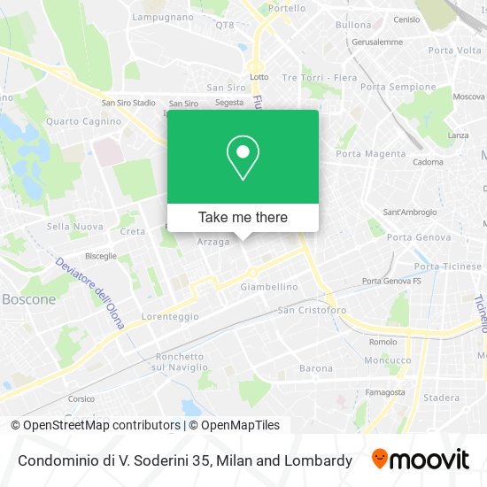 Condominio di V. Soderini 35 map