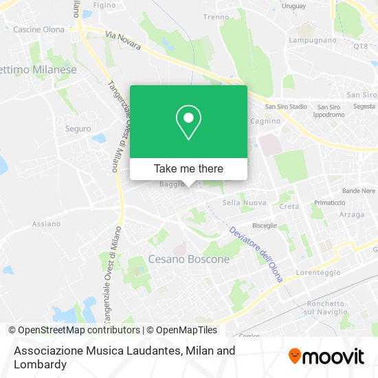 Associazione Musica Laudantes map