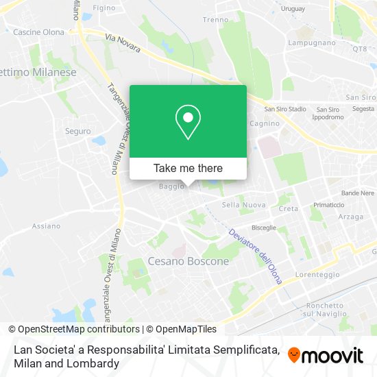 Lan Societa' a Responsabilita' Limitata Semplificata map
