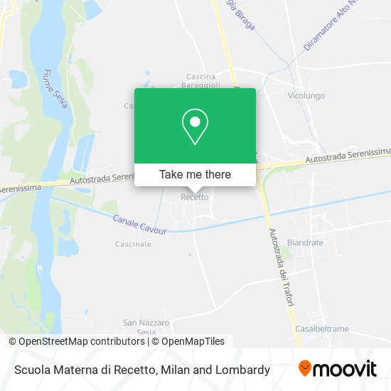 Scuola Materna di Recetto map