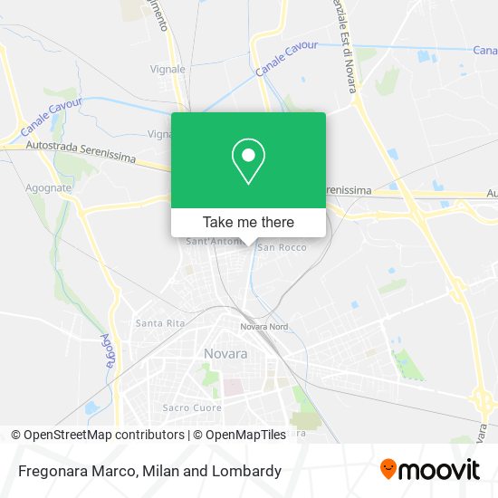 Fregonara Marco map