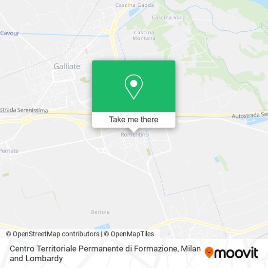 Centro Territoriale Permanente di Formazione map