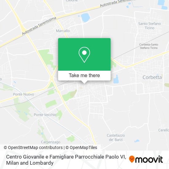 Centro Giovanile e Famigliare Parrocchiale Paolo VI map