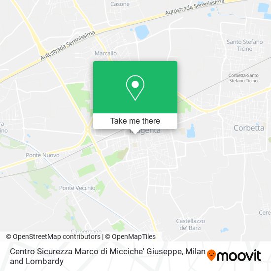 Centro Sicurezza Marco di Micciche' Giuseppe map