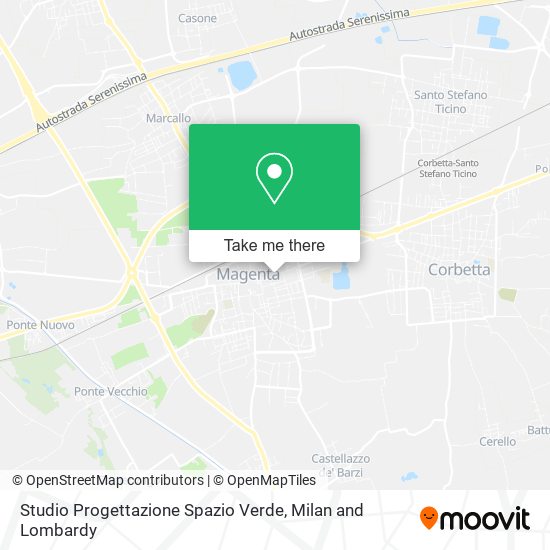 Studio Progettazione Spazio Verde map