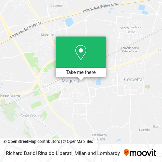 Richard Bar di Rinaldo Liberati map