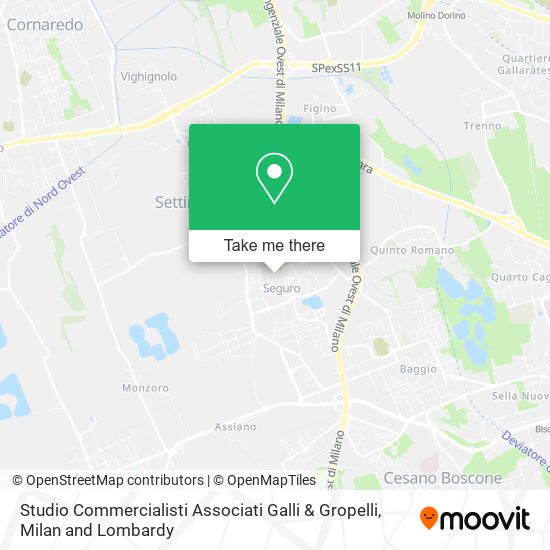 Studio Commercialisti Associati Galli & Gropelli map