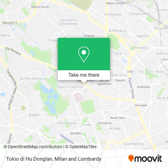 Tokio di Hu Donglan map