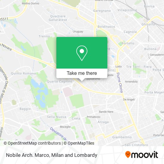 Nobile Arch. Marco map