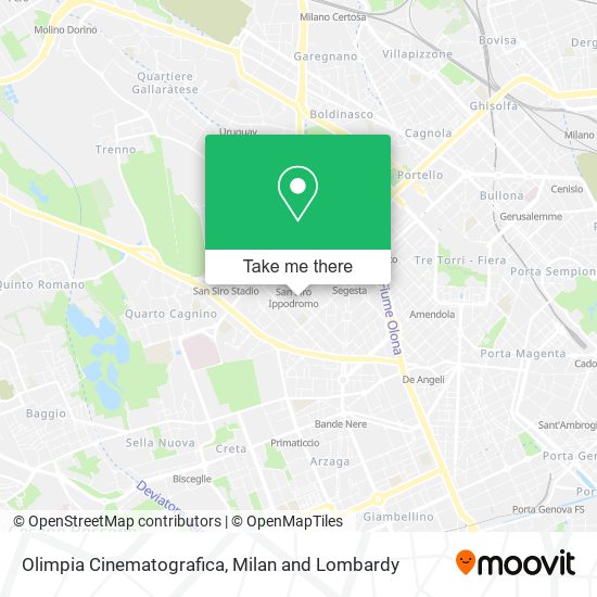 Olimpia Cinematografica map