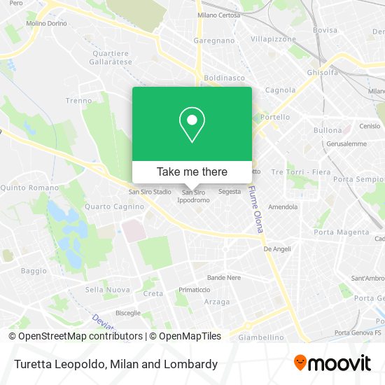 Turetta Leopoldo map
