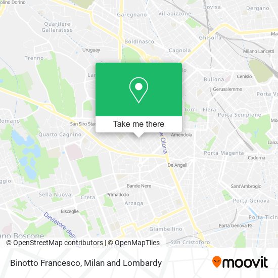 Binotto Francesco map