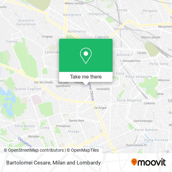 Bartolomei Cesare map