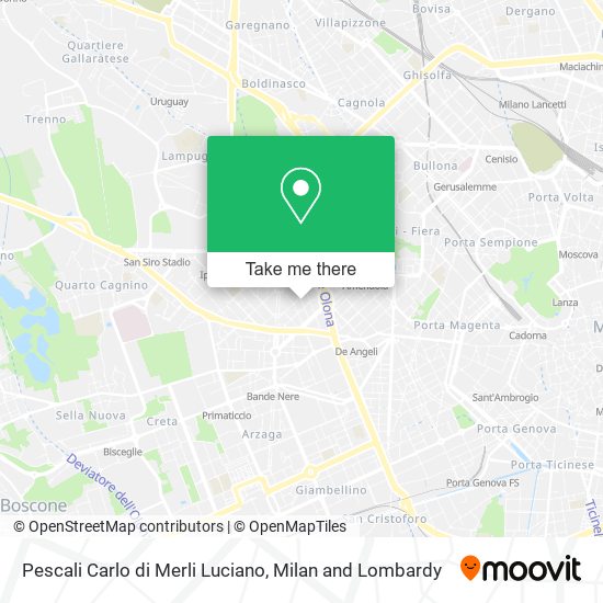 Pescali Carlo di Merli Luciano map