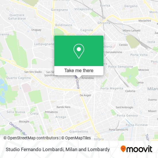 Studio Fernando Lombardi map