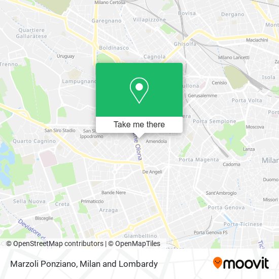 Marzoli Ponziano map