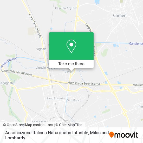 Associazione Italiana Naturopatia Infantile map