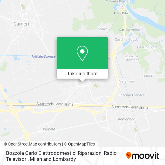 Bozzola Carlo Elettrodomestici Riparazioni Radio Televisori map