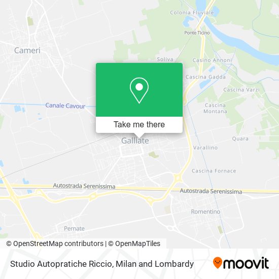 Studio Autopratiche Riccio map