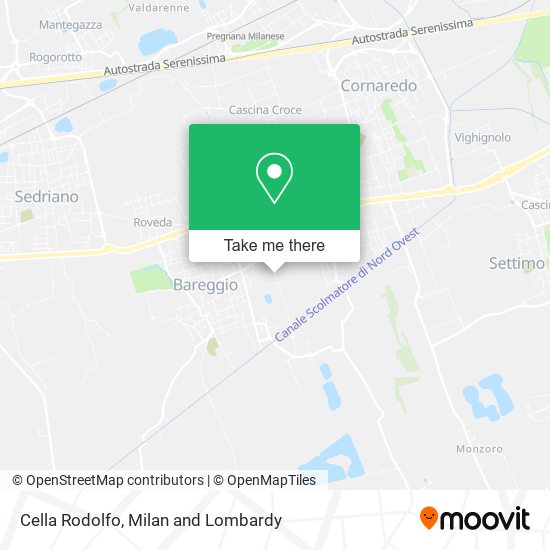 Cella Rodolfo map