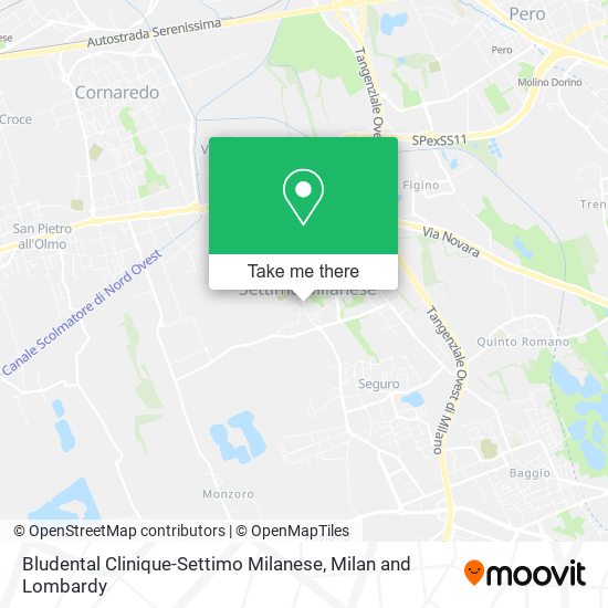 Bludental Clinique-Settimo Milanese map