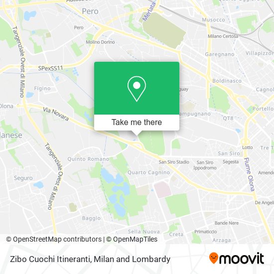 Zibo Cuochi Itineranti map