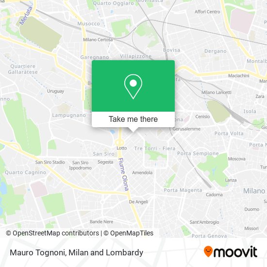 Mauro Tognoni map