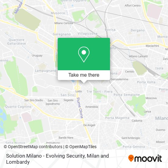Solution Milano - Evolving Security map
