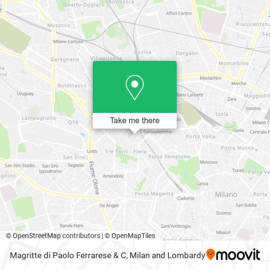 Magritte di Paolo Ferrarese & C map