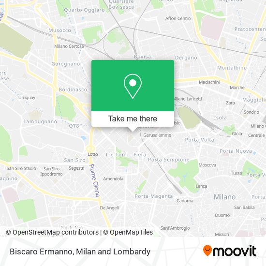 Biscaro Ermanno map